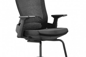 无头枕的网布办公椅职员椅子D32批发图1