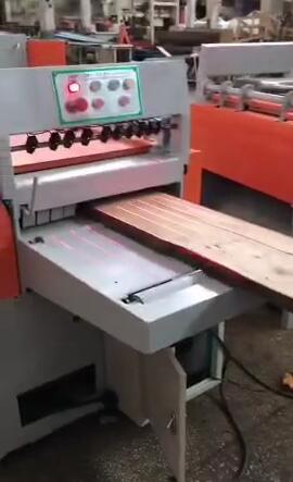 多片锯锯木条机子视频