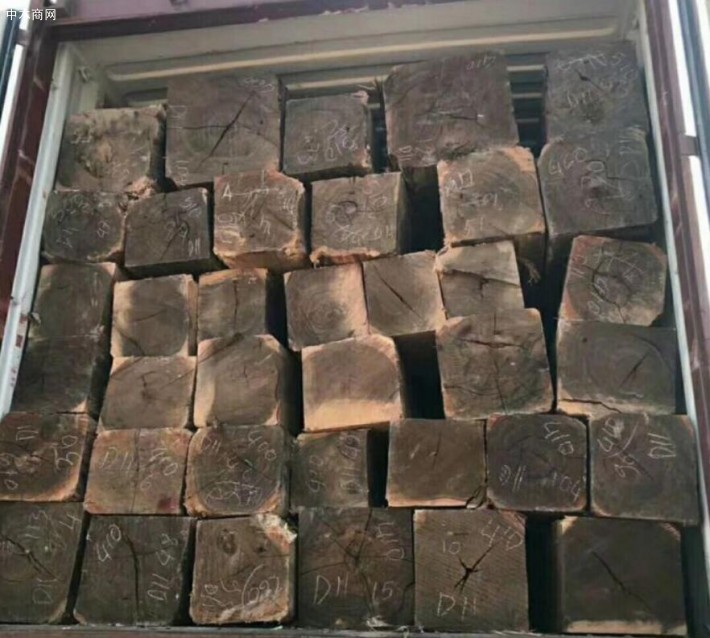 柬埔寨黑酸枝原木市场成交量一般 