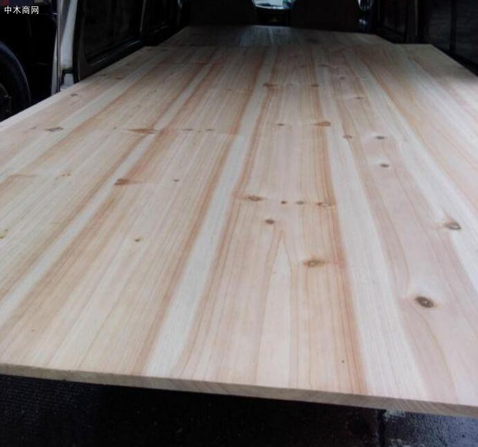 专业定做加工优质杉木拼板实木家具板价格厂家