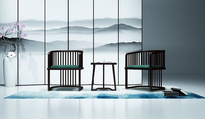 新中式椅凳设计