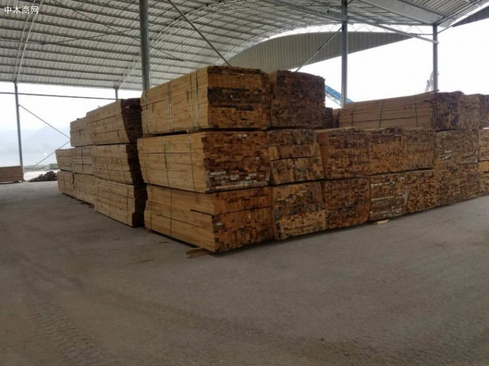 路铁木业精品铁杉板材高清图片