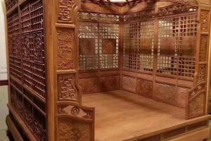 缅甸花梨架子床厂家直销图2