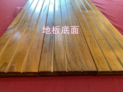 A级柚木地板进口实木地板(原材工厂直供)防潮耐腐耐磨油性地板图5