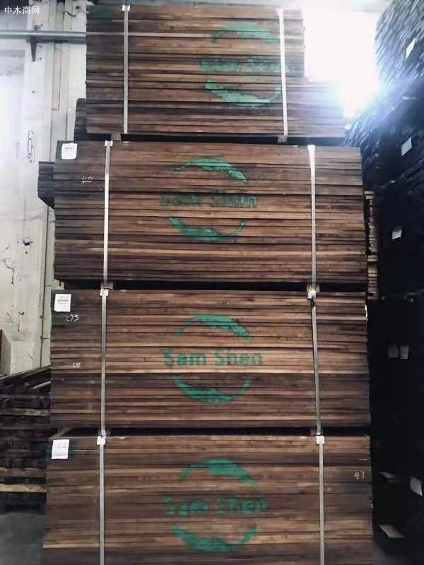天津美国进口黑胡桃木板材今日最新报价