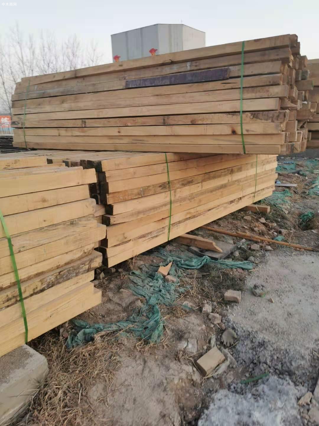 二手建筑木方木材10乘10长400