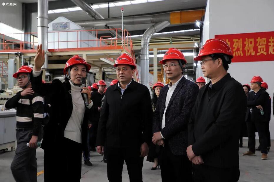 广西三威岑溪市人造板首张薄板成功下线新闻