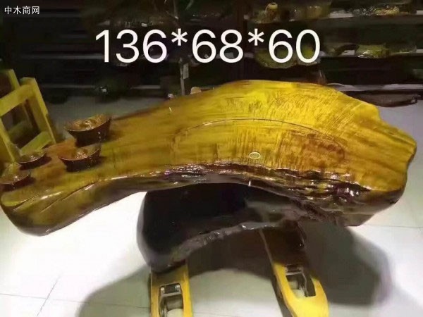 云南金丝楠根雕茶几国内品牌_古金木业
