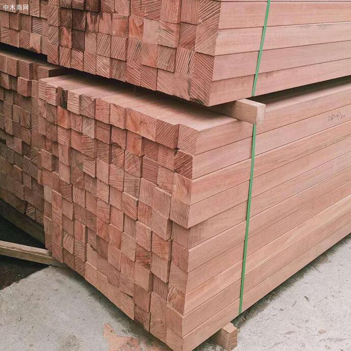 优质天然柳桉木防腐木板材建材工程效果图