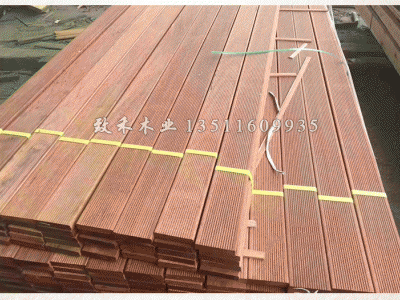印尼菠萝格地板户外防腐木地板庭院阳台防滑槽地板