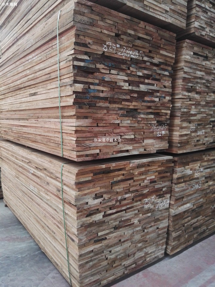 张家港中毅木业非洲实木板材高清图片