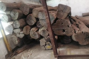 缅甸柚木原木价格多少钱一吨