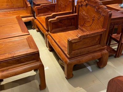 缅甸花梨宝座沙发十件套出厂价41800元图6