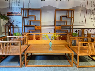 缅甸花梨新中式沙发六件套出厂价2万6千元图3