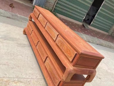 凭祥龙之涵缅甸花梨木电视柜价格图7