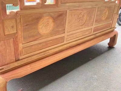 凭祥龙之涵红木家具缅甸花梨木国色天香沙发多少钱图2