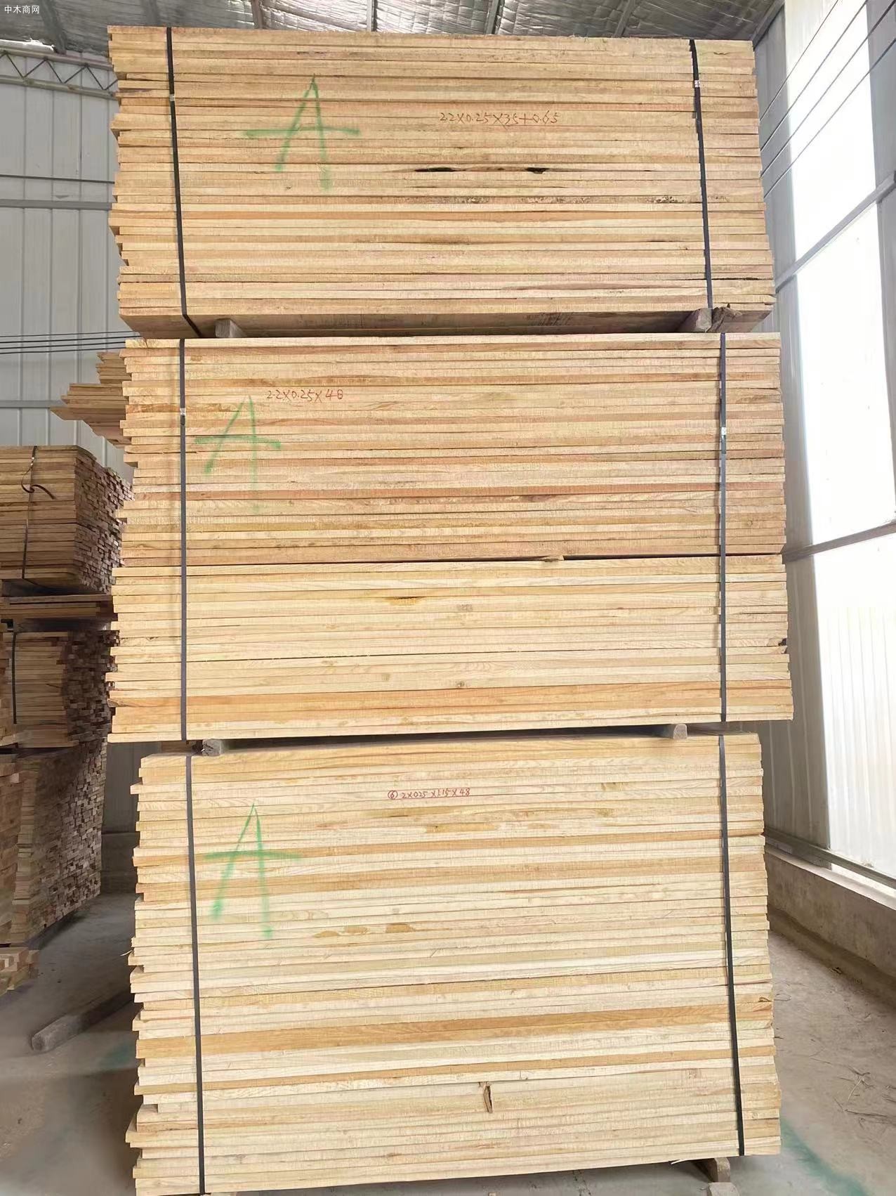 白椿木（国产白蜡）烘干板材最新价格