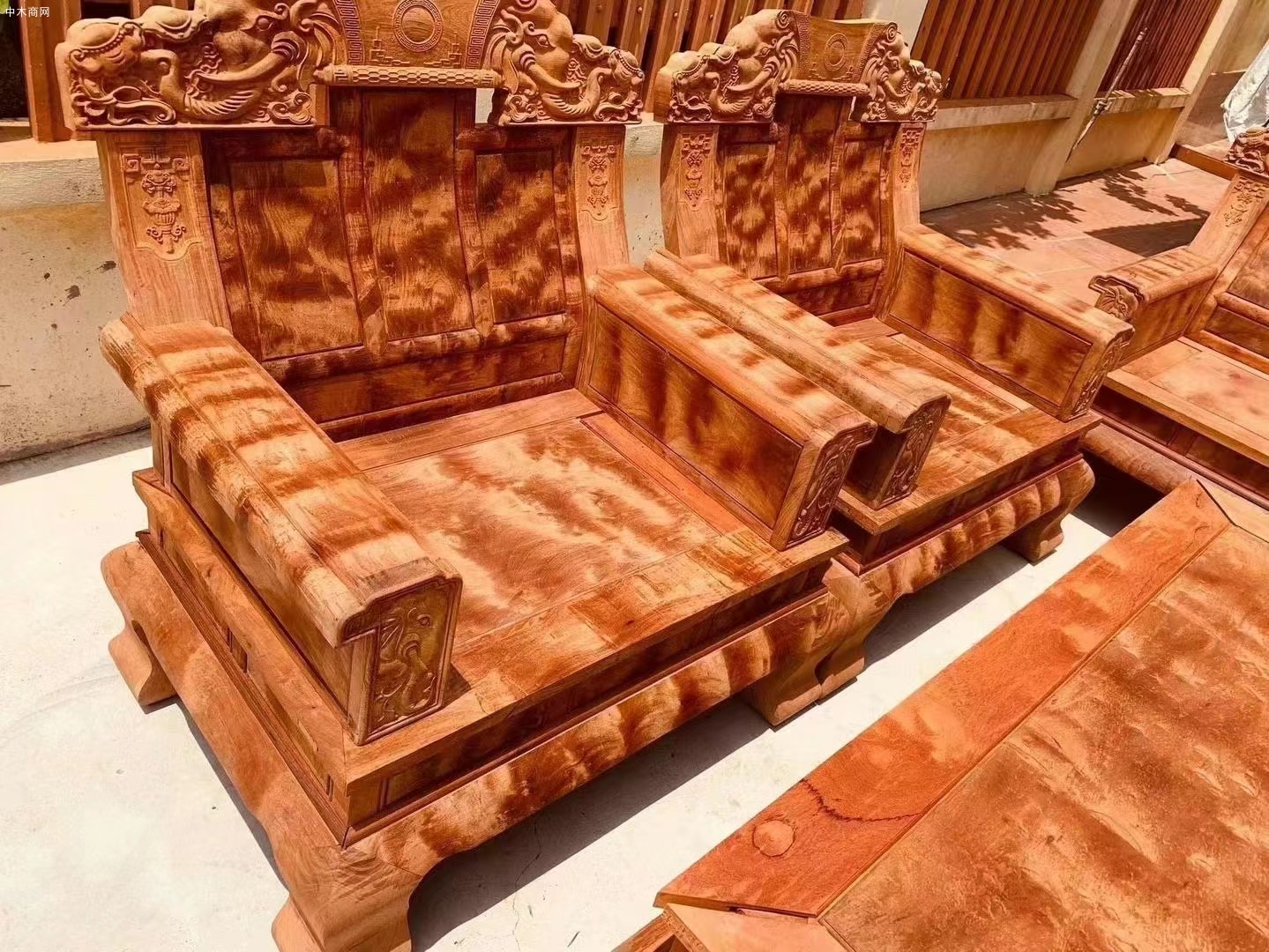 凭祥匠心居缅甸花梨木沙发价格是多少品牌