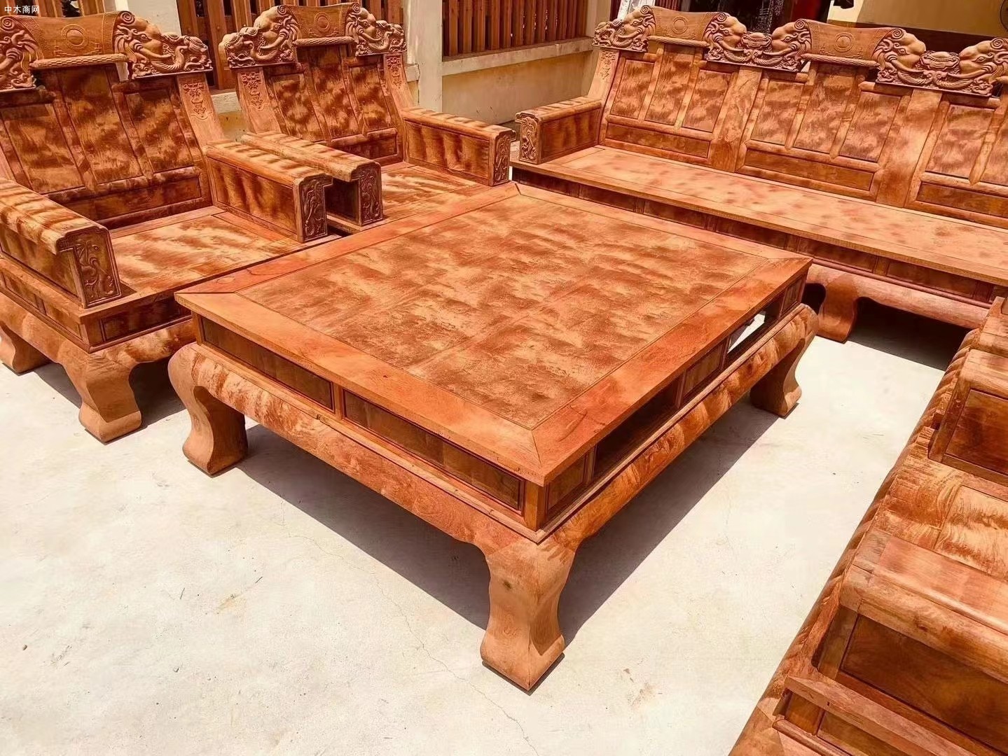 凭祥匠心居缅甸花梨木沙发价格是多少批发