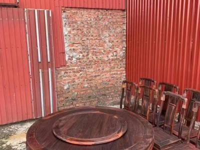 凭祥龙之涵红木家具的老挝大红酸枝圆餐桌的价格哪位清楚图4