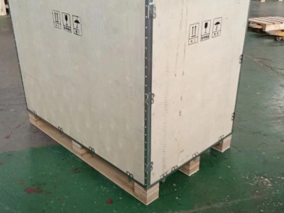 苏州出口木箱钢带箱胶合板免熏蒸真空木包装箱图2