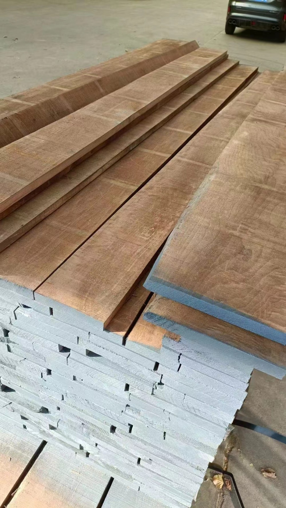 河南碳化核桃木(东南亚黑胡桃)板材品牌永晟木业批发