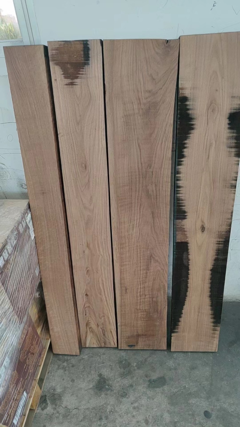 河南碳化核桃木(东南亚黑胡桃)板材品牌永晟木业采购