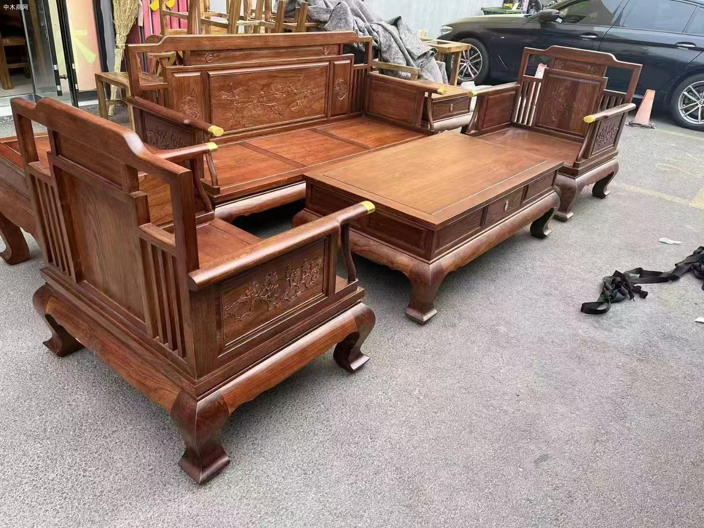 天地木缘家具厂家直销俄罗斯榆木白茬家具