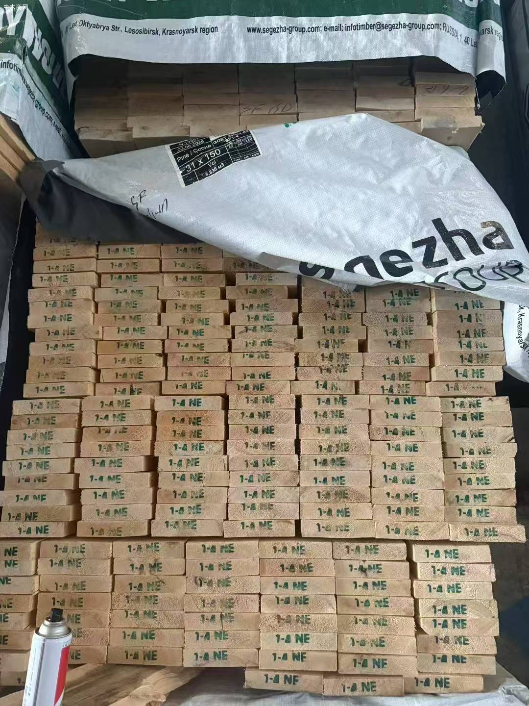 俄罗斯NOVO樟子松烘干板材批发图片