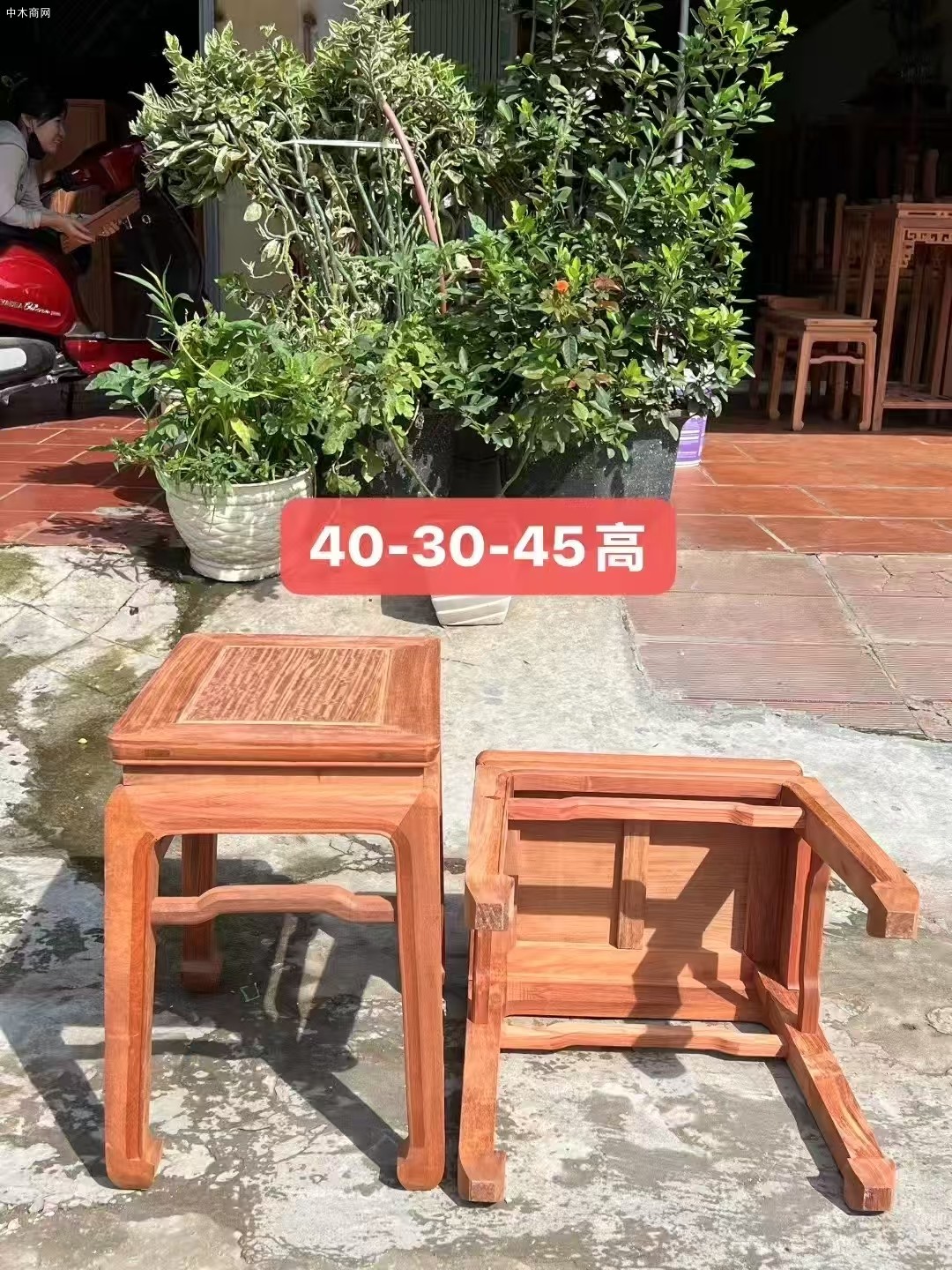 缅甸花梨木小方凳价格