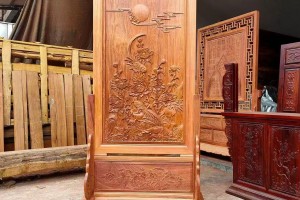 缅甸花梨屏风价格及图片