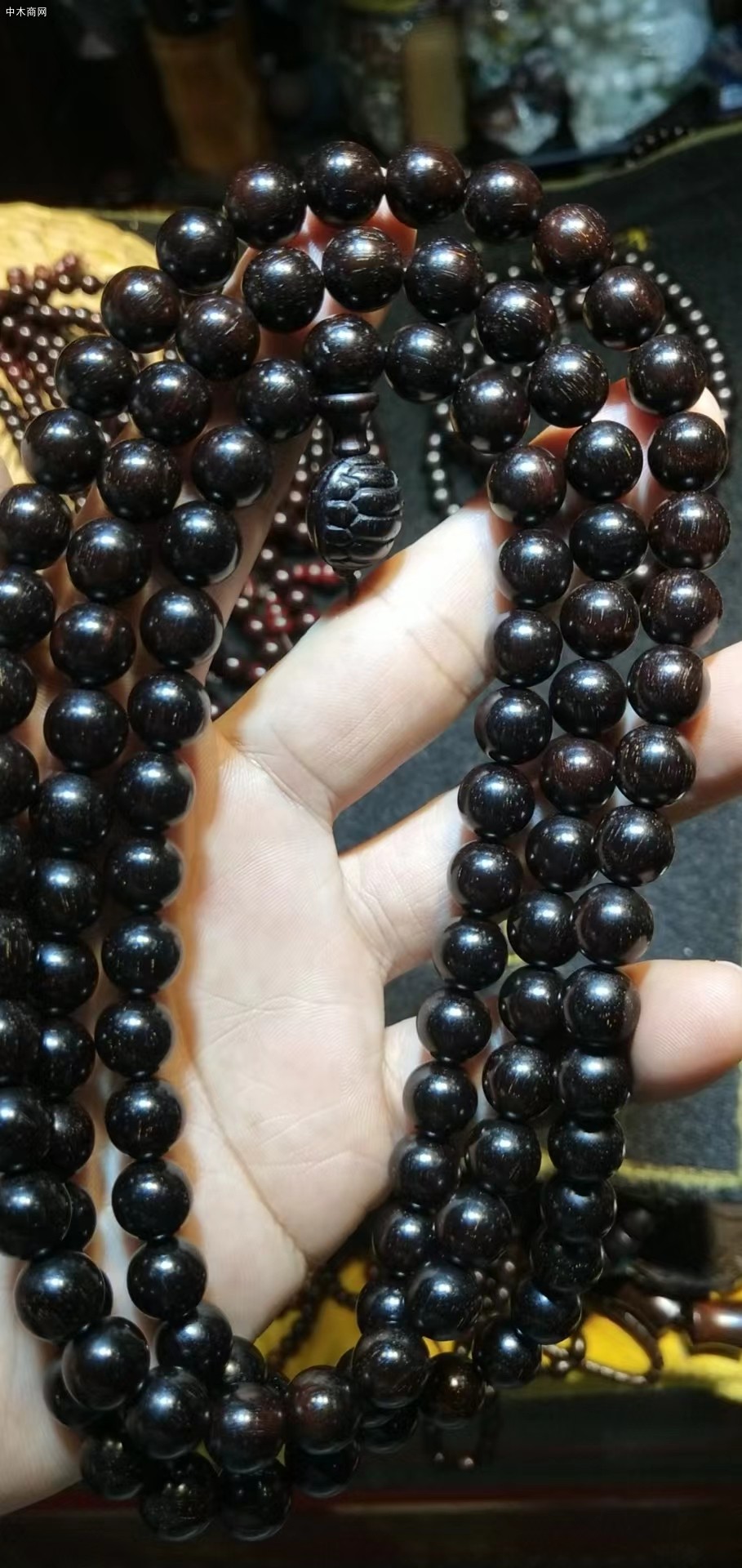小叶紫檀手串厂家直销图片