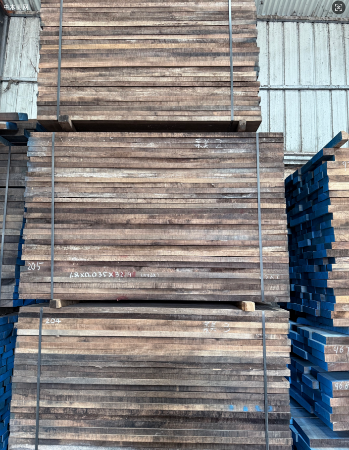 国国产黑胡桃实木烘干板材图片及价格厂家