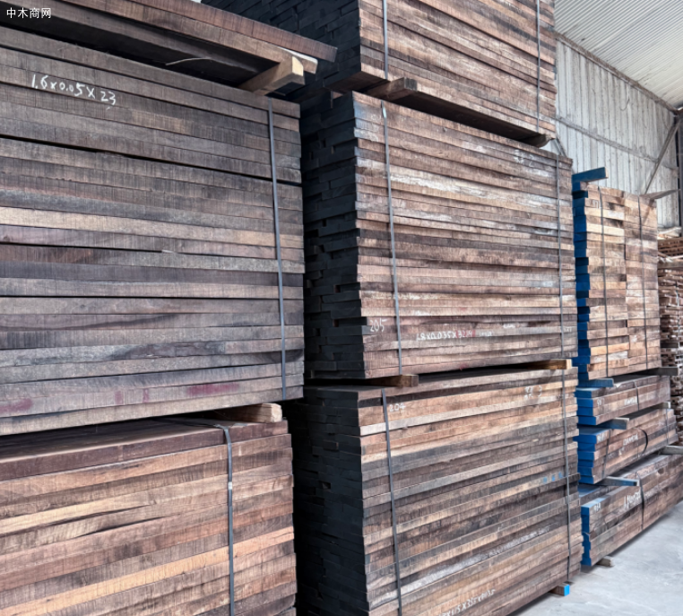 国产黑胡桃实木烘干板材多少钱一方